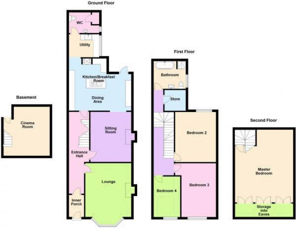 Floorplan for Birmingham Road, Walsall