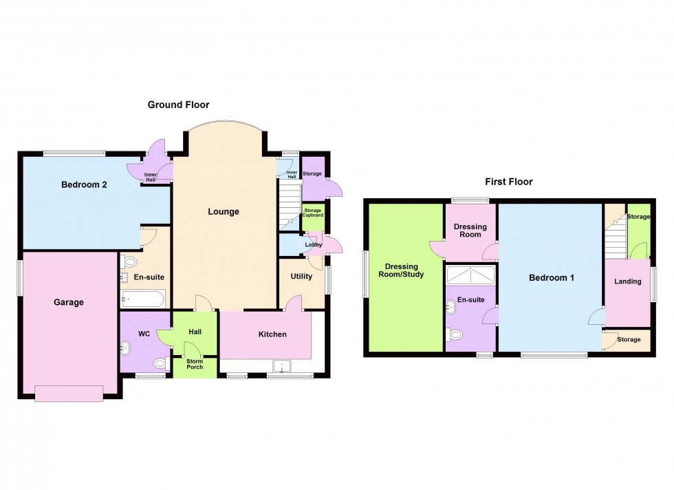 Floorplan for Stowaways Cottage, Beacon Road, Walsall