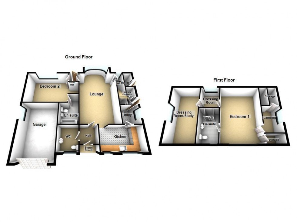 Floorplan for Stowaways Cottage, Beacon Road, Walsall