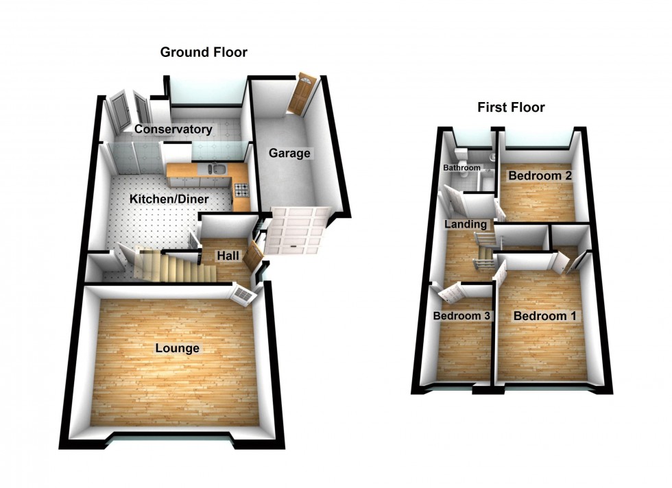 Floorplan for Daffodil Place, Walsall