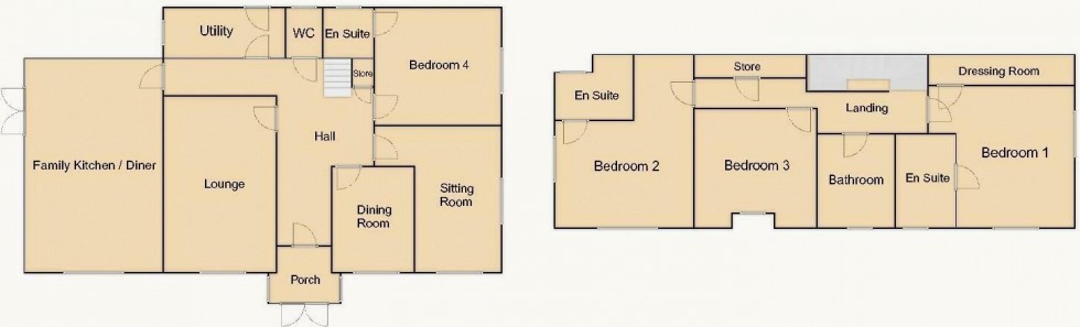 Floorplan for Elizabeth Road, Walsall