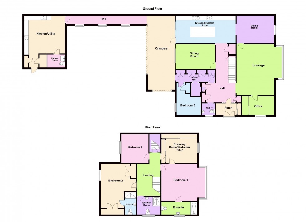 Floorplan for Lake Close, Walsall