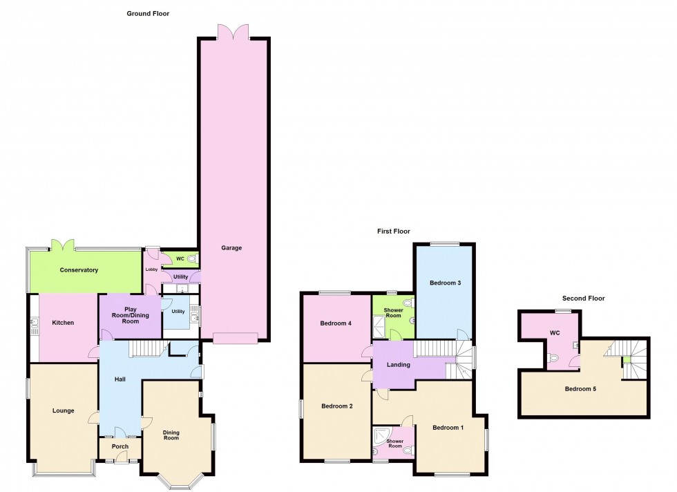 Floorplan for Lichfield Road, Rushall