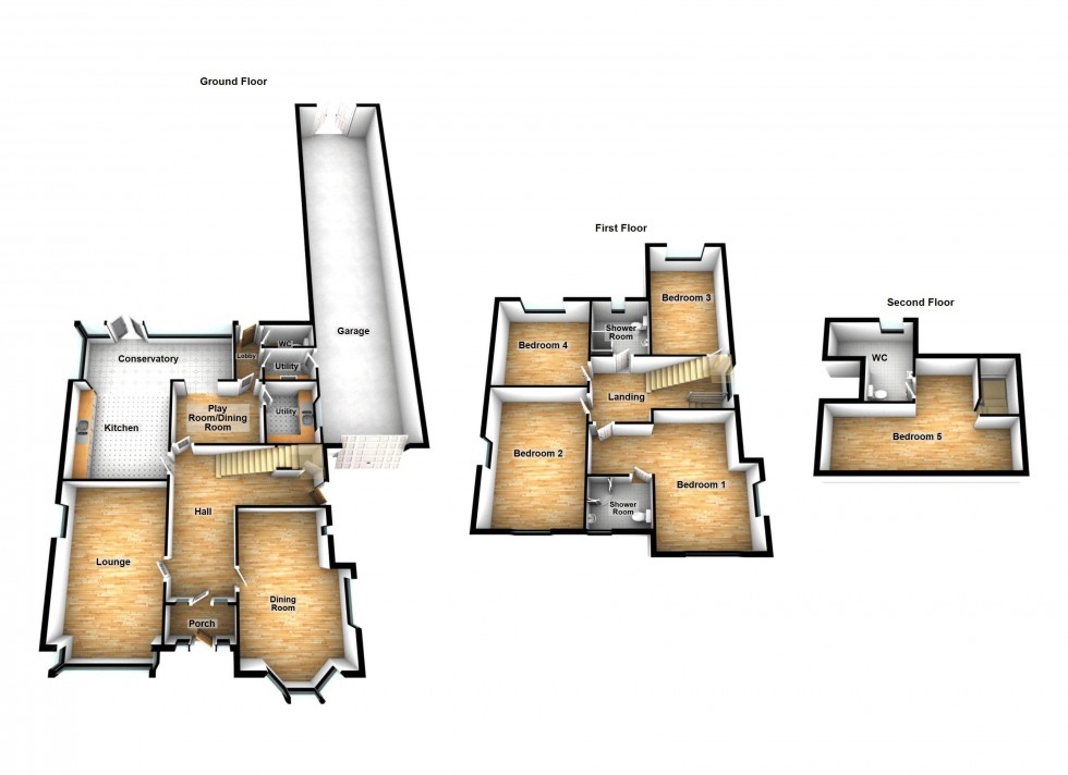 Floorplan for Lichfield Road, Rushall