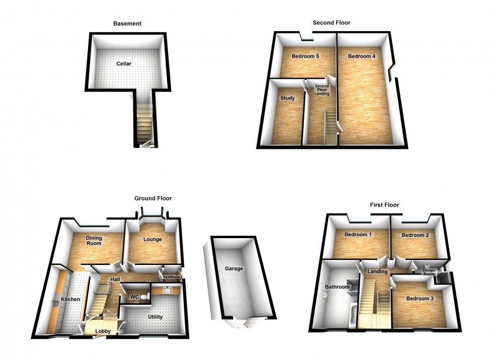 Floorplan for Fairfield Mount, Highgate Road, Walsall