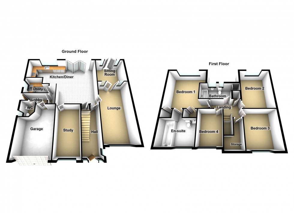 Floorplan for Seven Acres, Aldridge