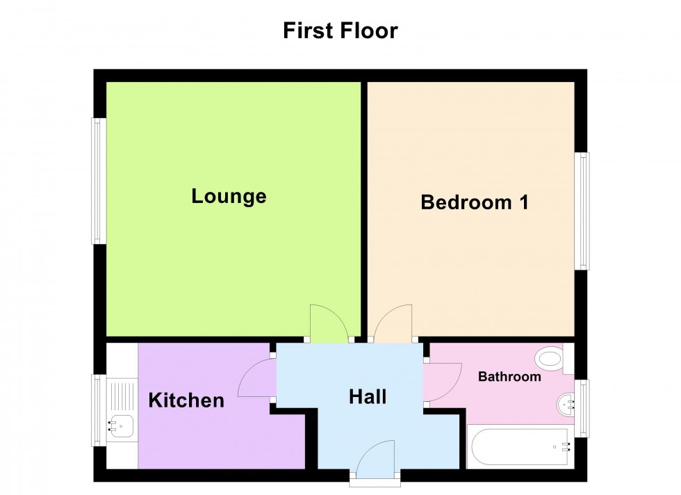 Floorplan for Jessie Road, Aldridge