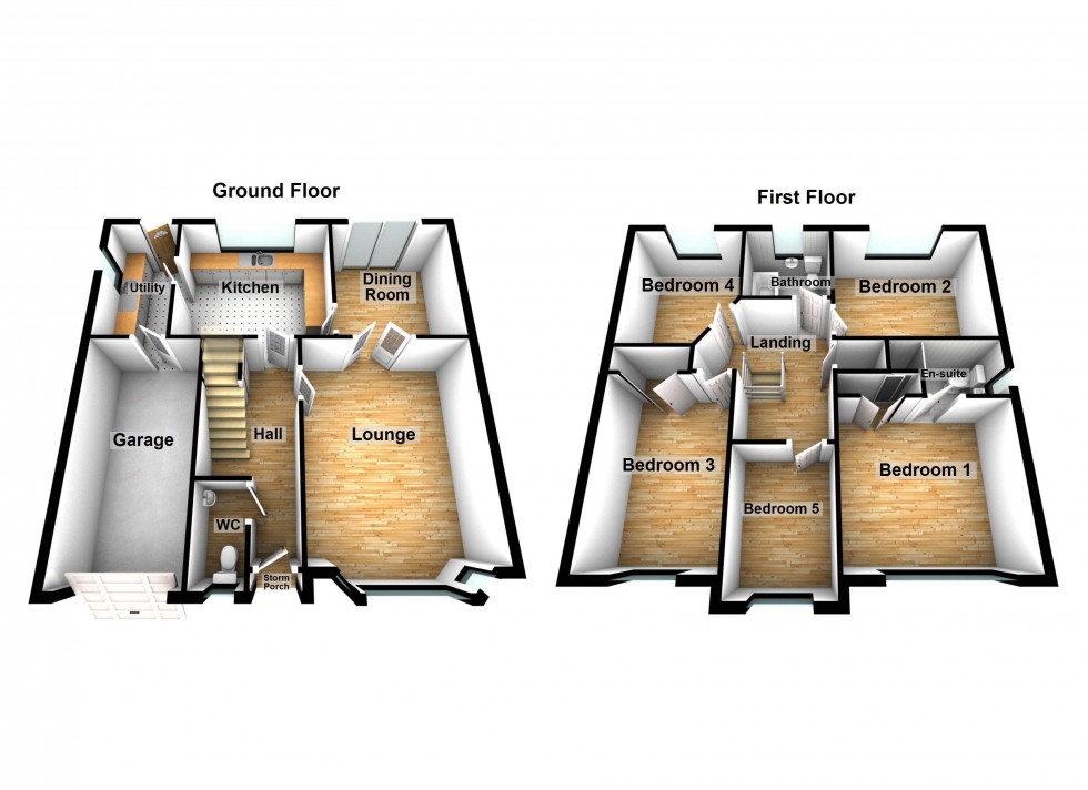 Floorplan for Heron Mill, Pelsall