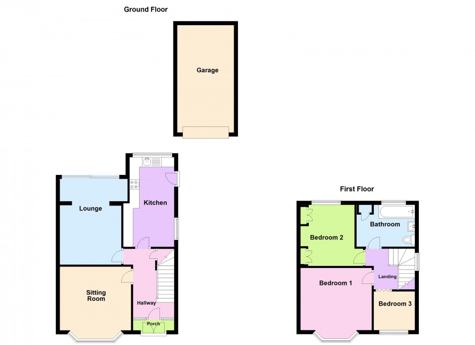 Floorplan for Sutton Road, Walsall