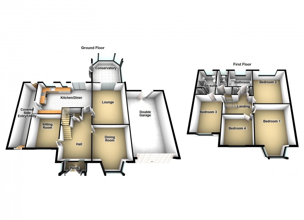 Floorplan for White Lodge, Park Hall Road, Walsall