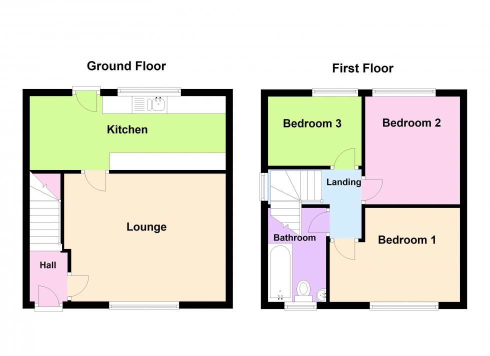 Floorplan for Alexandra Road, Walsall