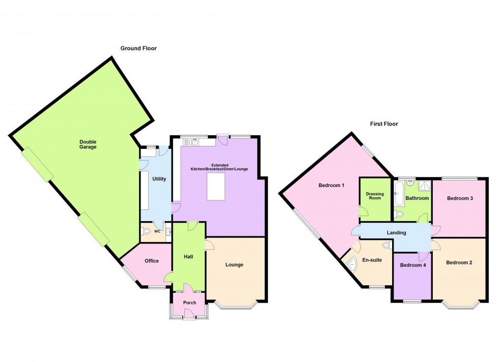 Floorplan for The Meadows, Aldridge