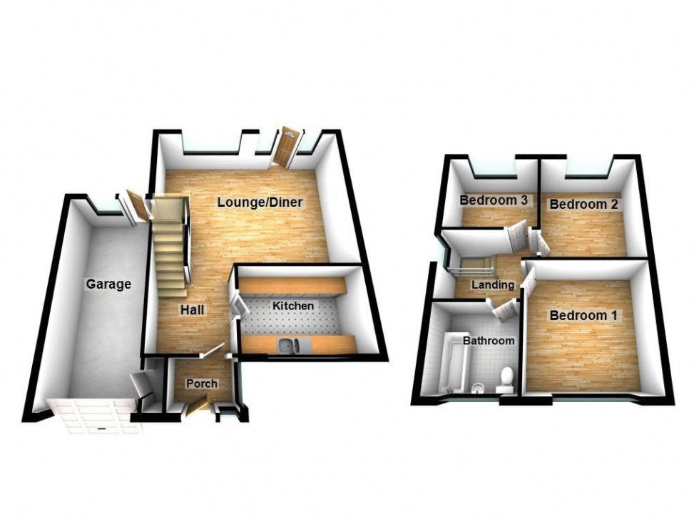 Floorplan for Malvern Drive, Aldridge