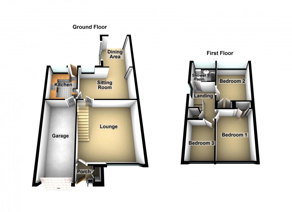 Floorplan for Daffodil Place, Walsall