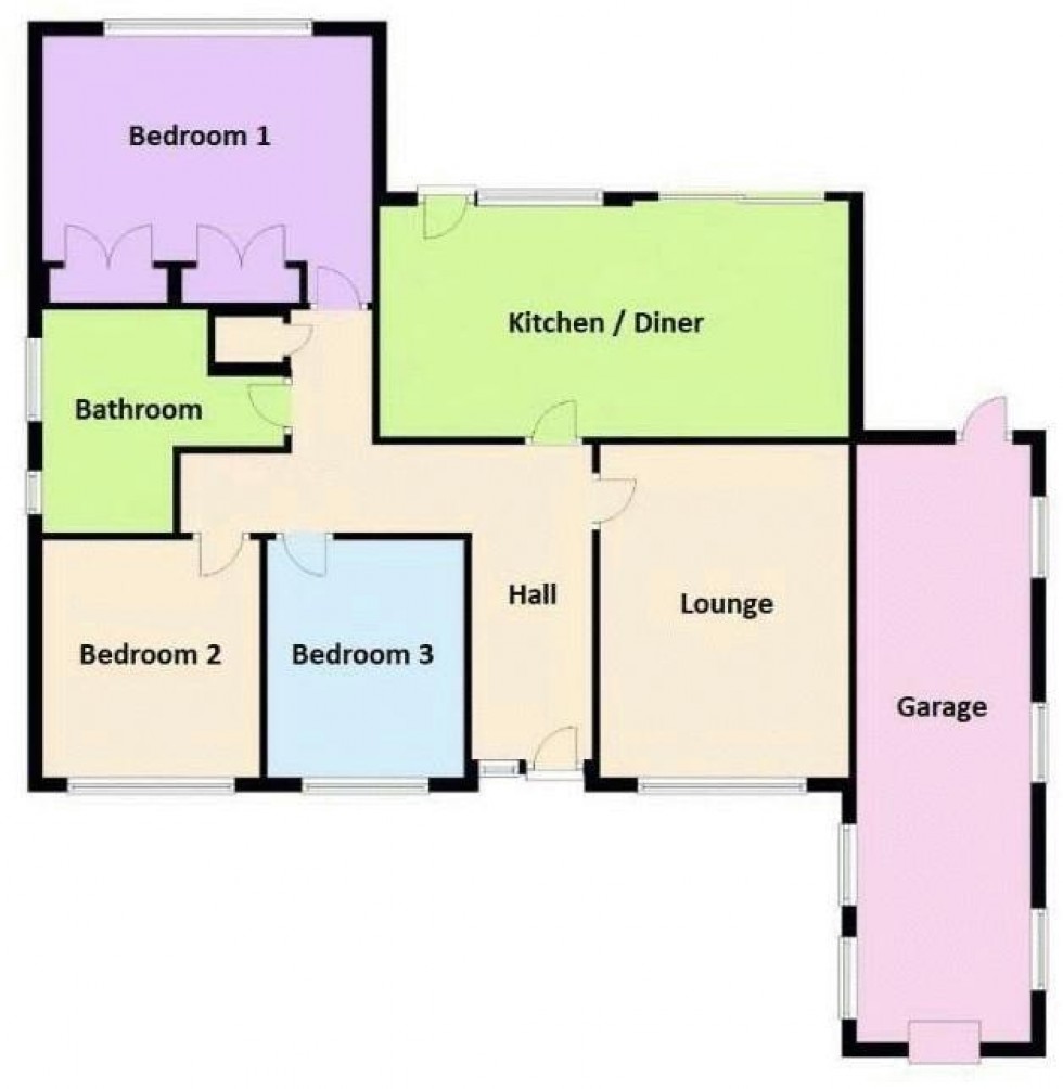 Floorplan for Bell Road, Walsall