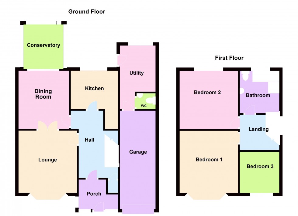 Floorplan for Walsall Road, Aldridge