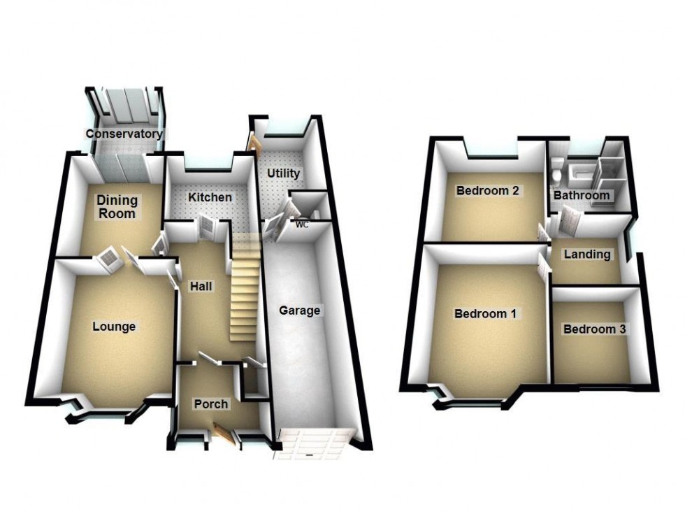 Floorplan for Walsall Road, Aldridge