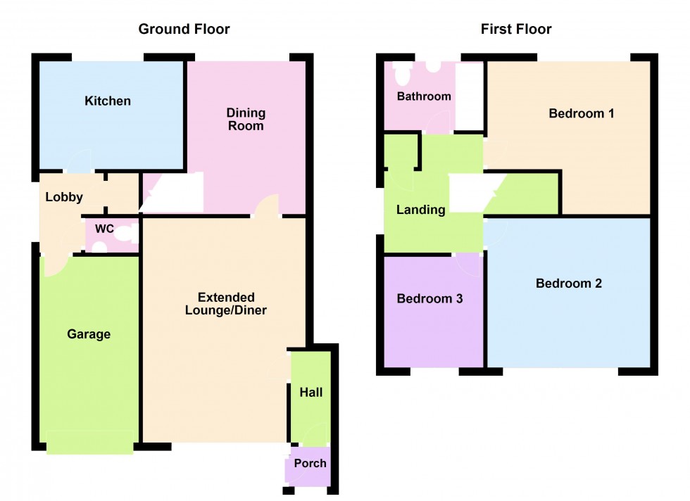 Floorplan for Walsall Road, Aldridge