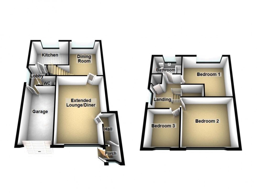 Floorplan for Walsall Road, Aldridge