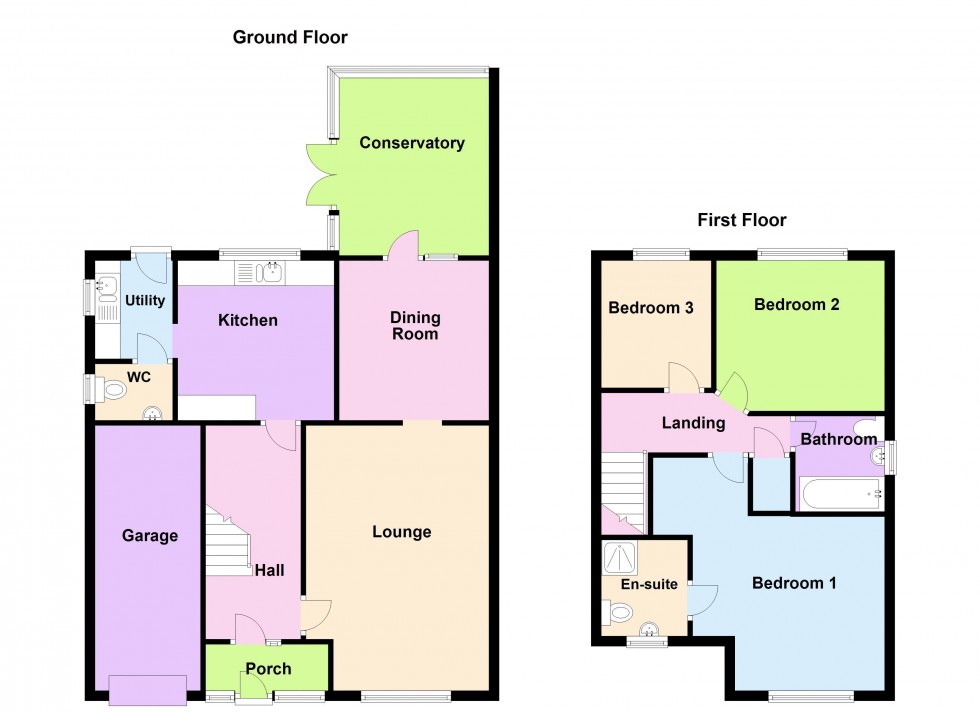 Floorplan for Mere View, Shelfield