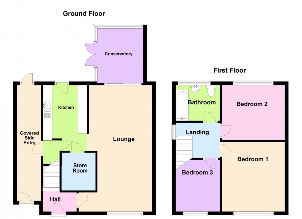 Floorplan for Redhouse Lane, Aldridge