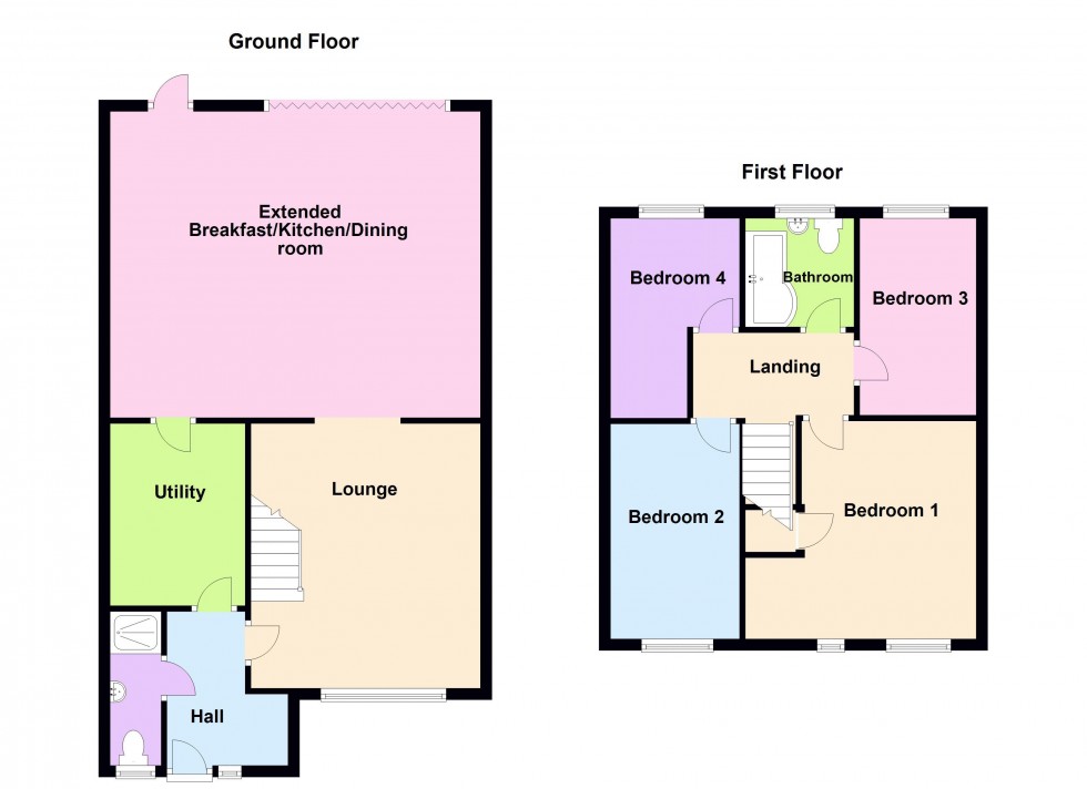 Floorplan for Old Mill Gardens, Pelsall