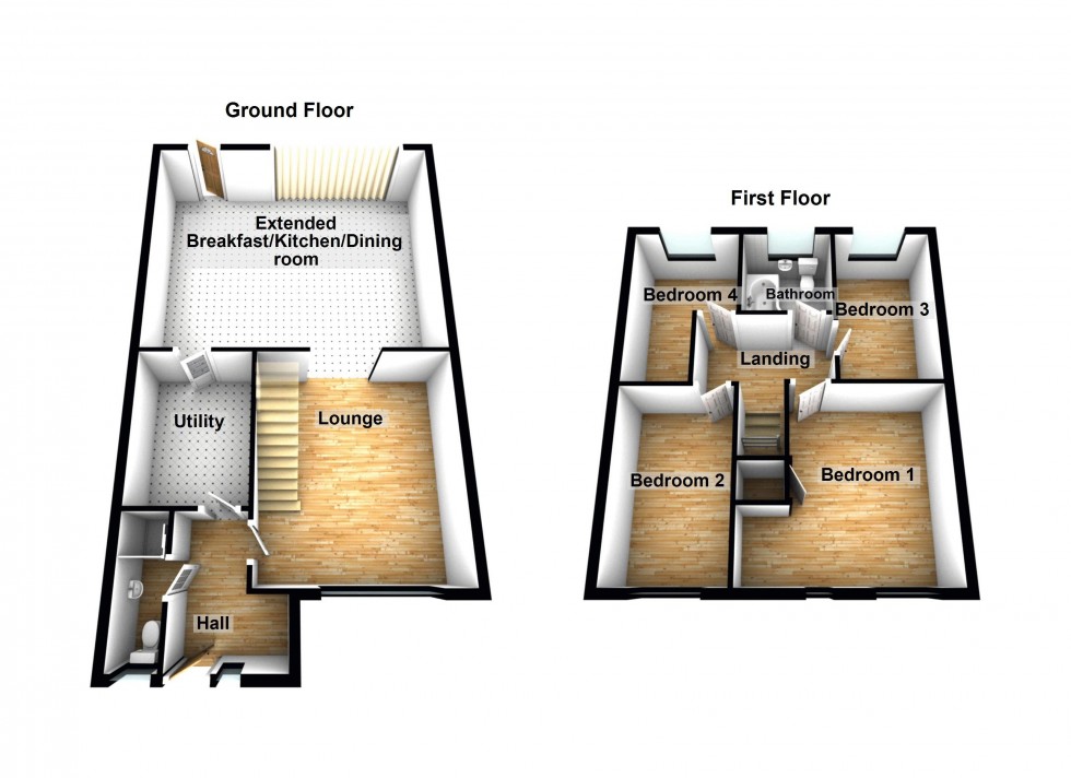 Floorplan for Old Mill Gardens, Pelsall