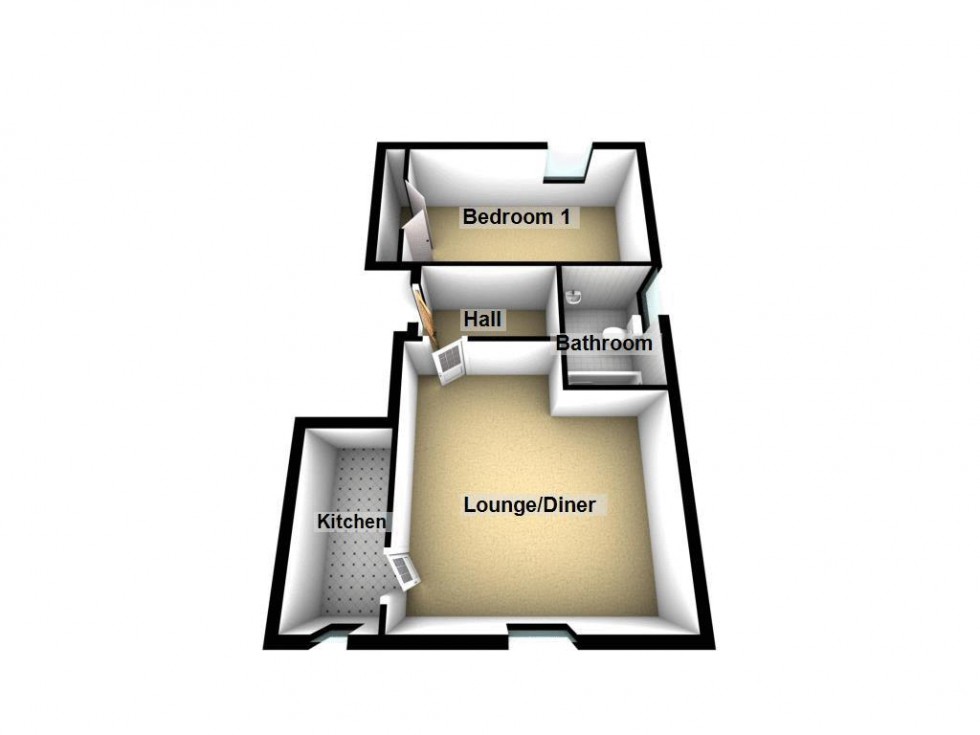 Floorplan for Mellish Road, Walsall