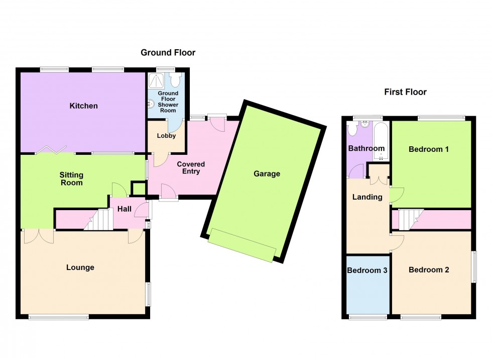 Floorplan for Somerfield Close, Shelfield