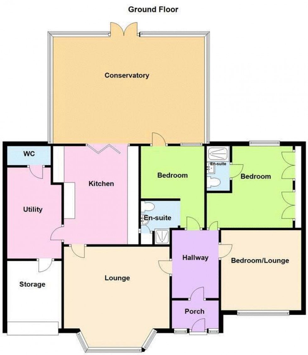 Floorplan for Harpur Road, Walsall