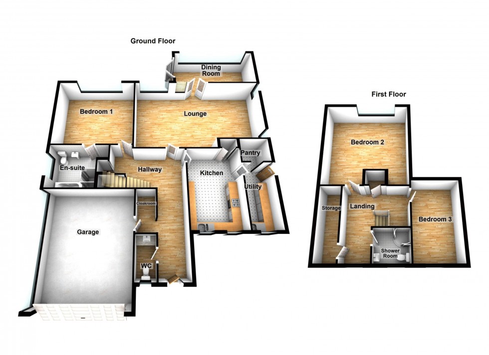 Floorplan for Charlemont Road, Walsall