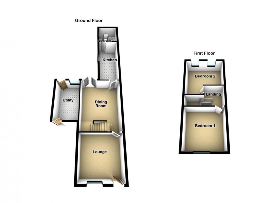 Floorplan for Cairns Street, Walsall