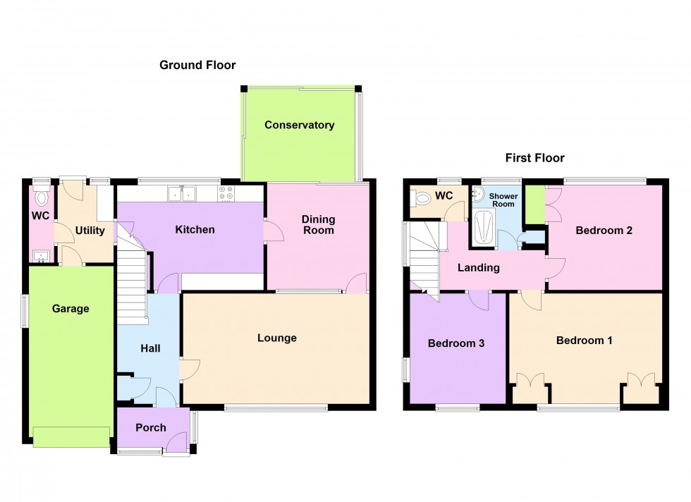 Floorplan for Norman Road, Walsall