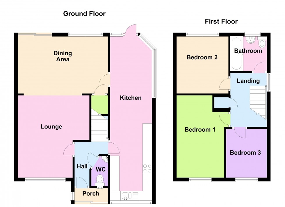 Floorplan for The Glades, Aldridge