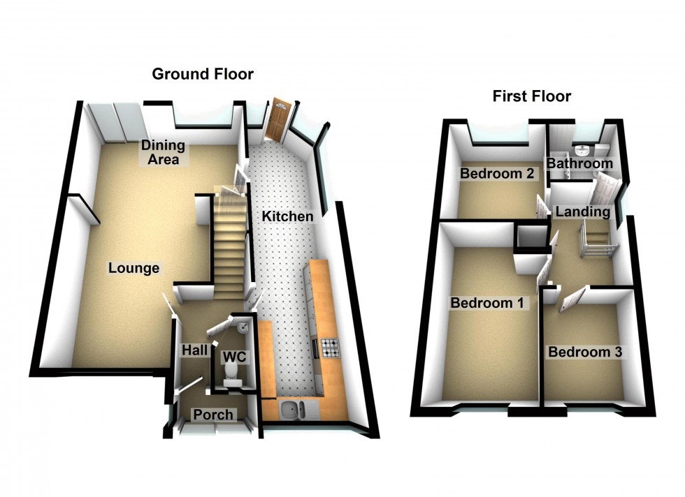 Floorplan for The Glades, Aldridge