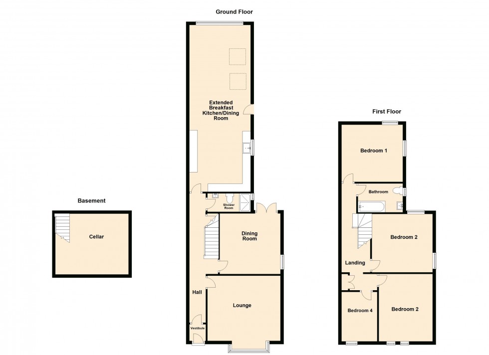 Floorplan for Spring Road, Shelfield