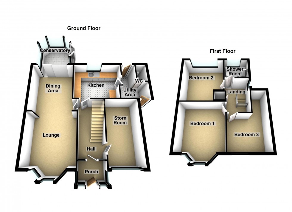 Floorplan for Hobart Drive, Walsall