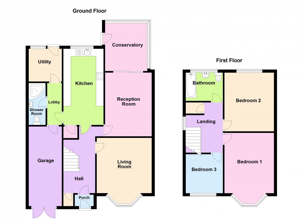 Floorplan for Walsall Road, Walsall