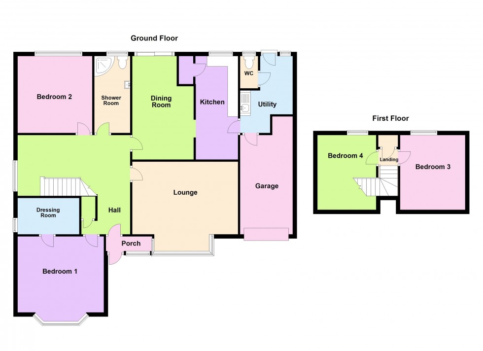 Floorplan for Highgate Avenue, Walsall