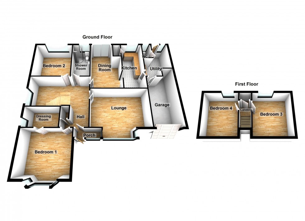 Floorplan for Highgate Avenue, Walsall