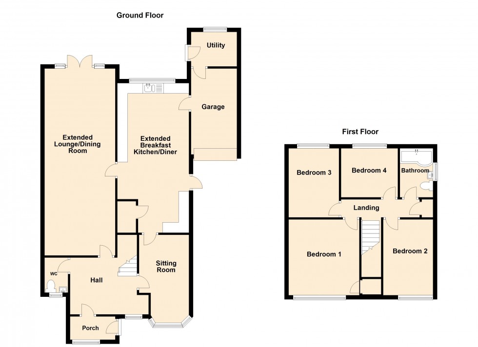 Floorplan for Kingshayes Road, Aldridge