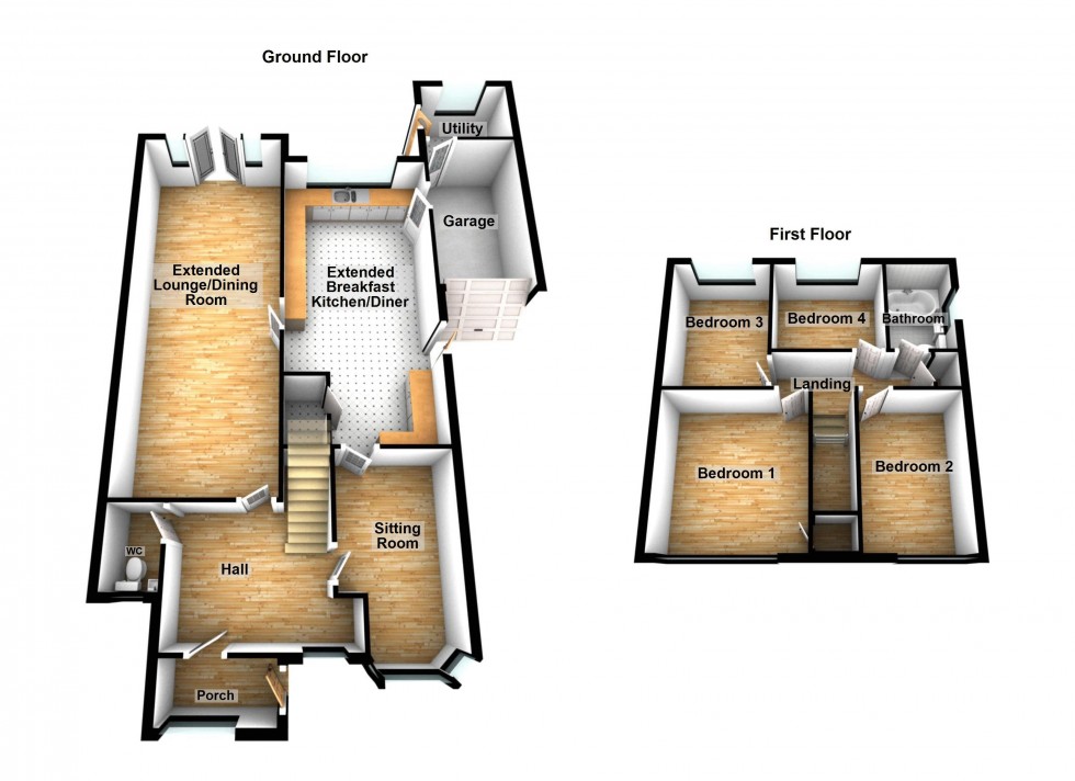 Floorplan for Kingshayes Road, Aldridge