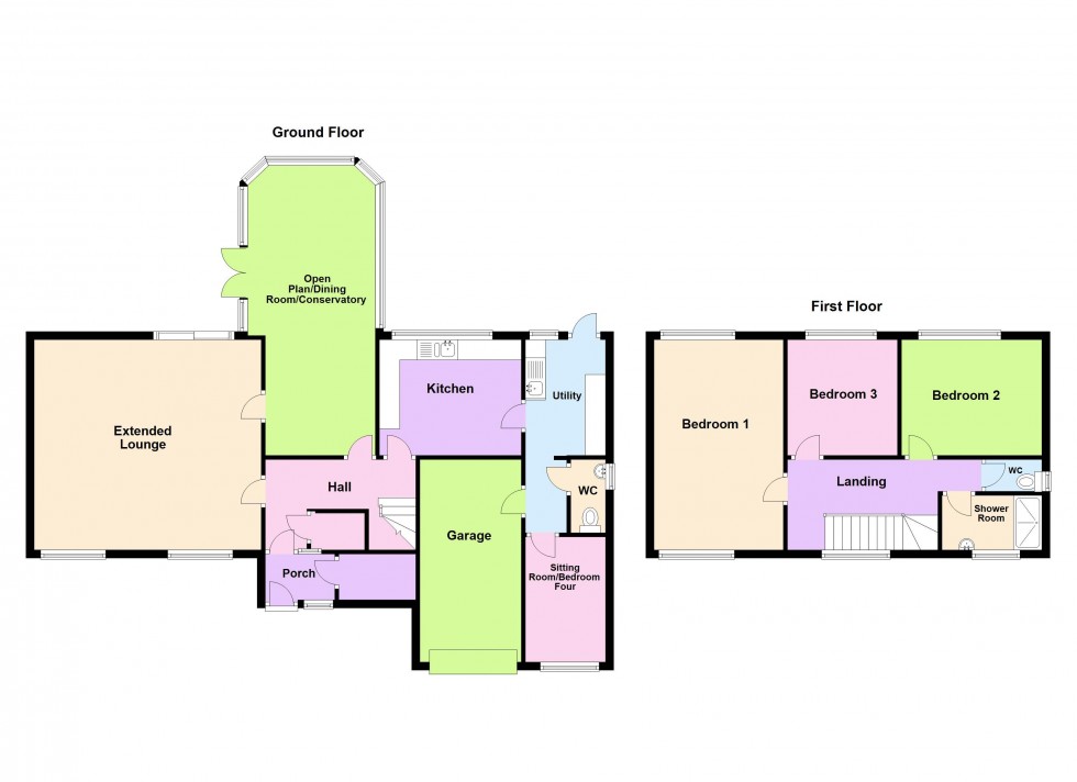 Floorplan for Richard Place, Walsall