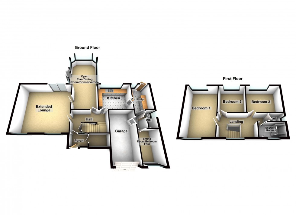 Floorplan for Richard Place, Walsall