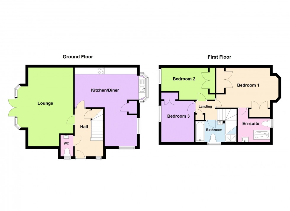 Floorplan for Thatchwood Close, Pelsall