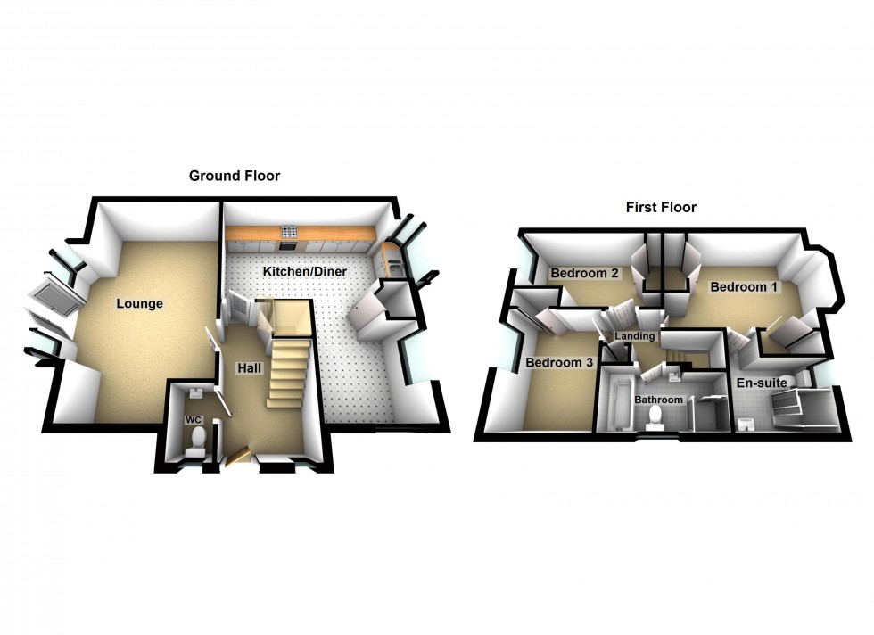 Floorplan for Thatchwood Close, Pelsall