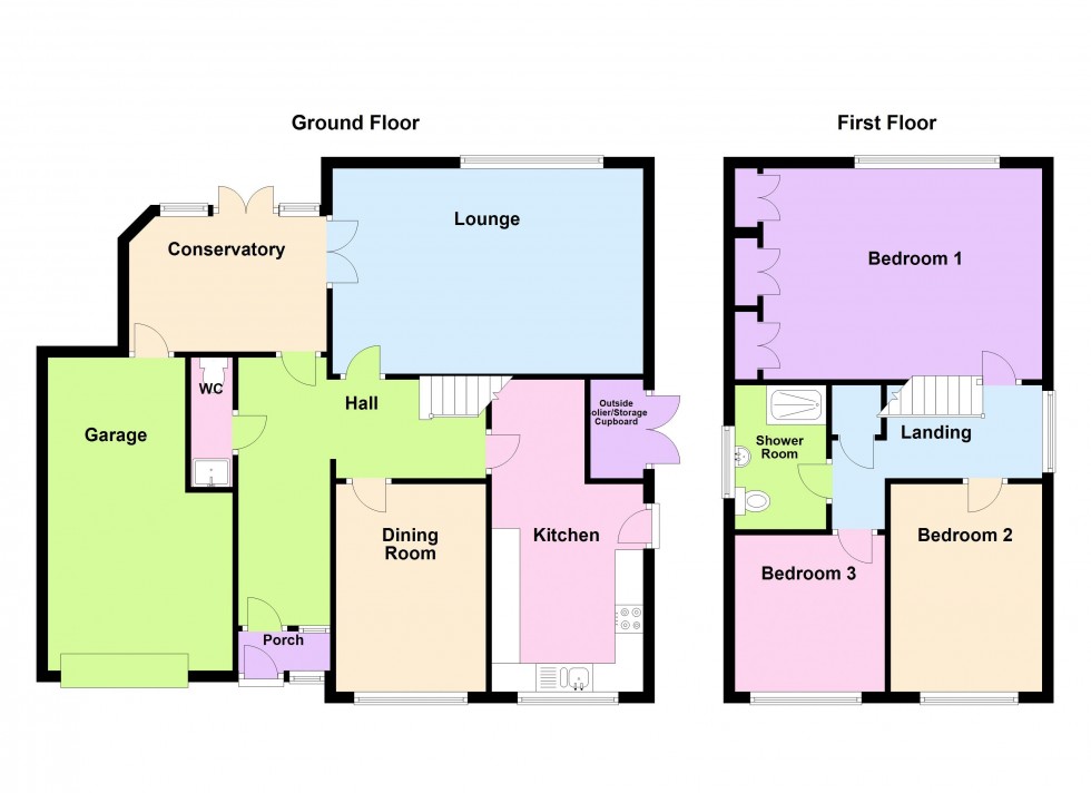 Floorplan for Stencills Road, Walsall