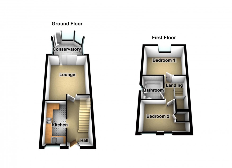 Floorplan for New Wood Grove, Walsall