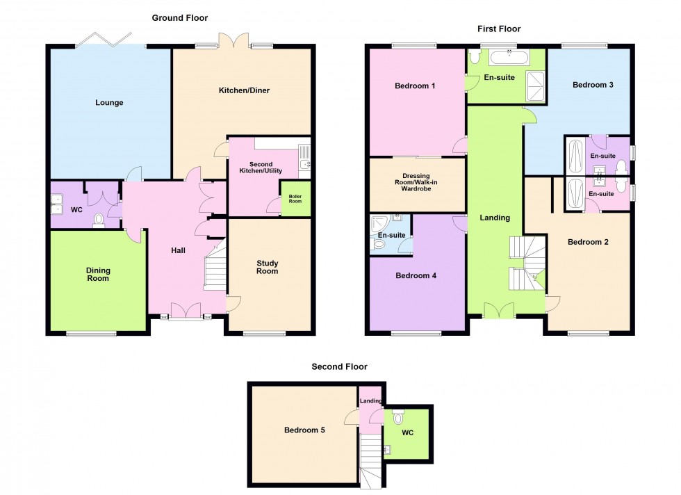 Floorplan for Skip Lane, Walsall