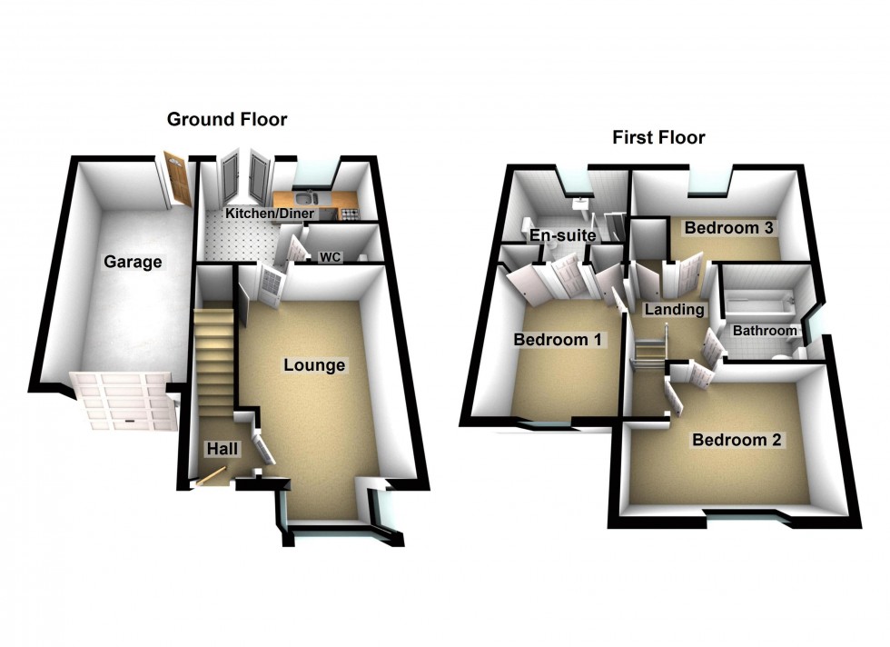 Floorplan for Towpath Drive, Brownhills